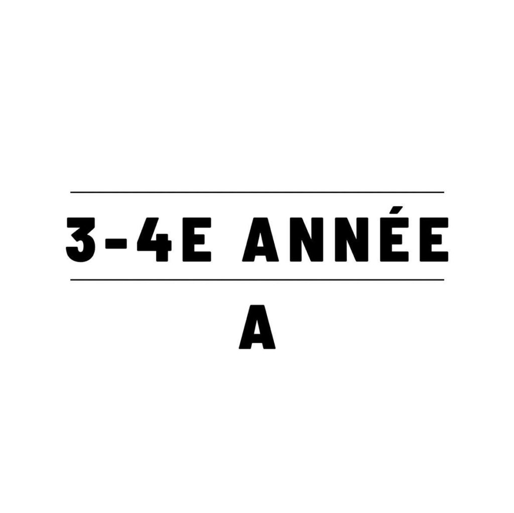 H26 | 3-4e année A